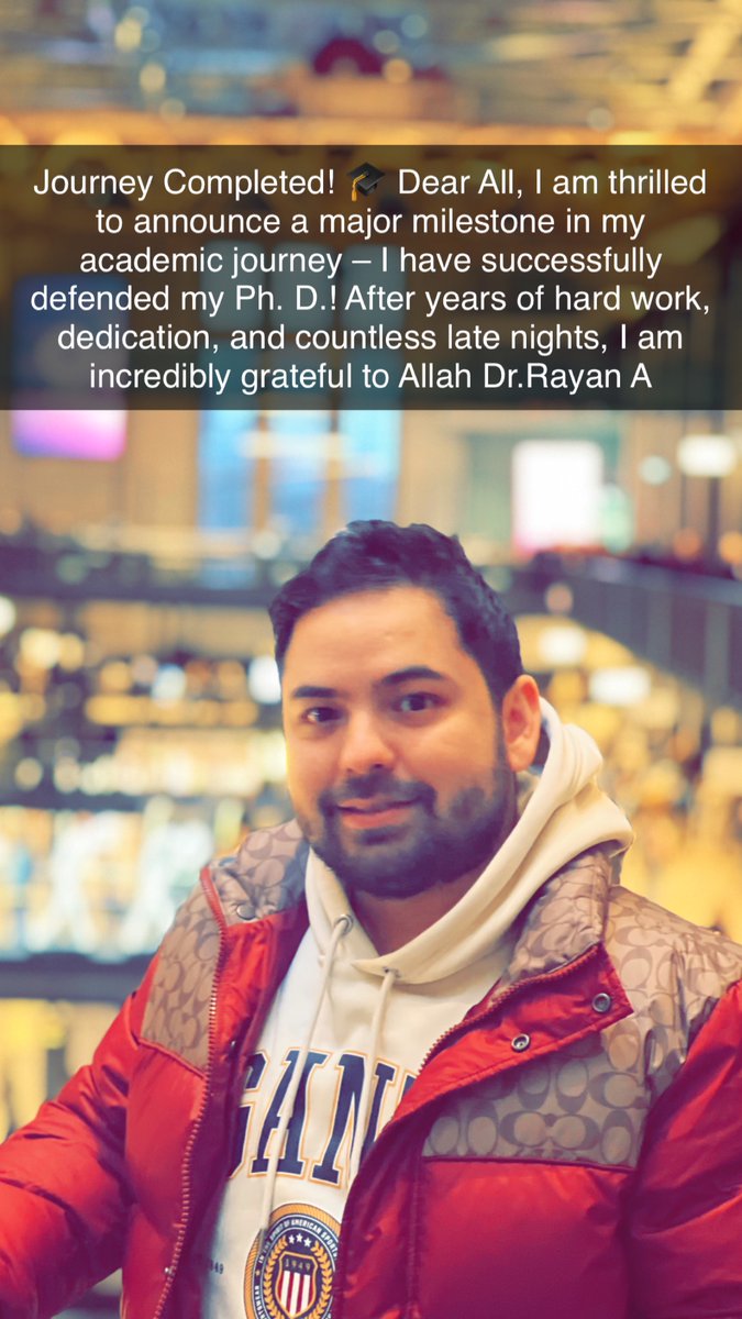Alun Hughes (@alundhughes30) on Twitter photo Congratulation to Rayan Anbar on being awarded his PhD with minor corrections. Congratulation to Rayan Anbar on being awarded his PhD with minor corrections.