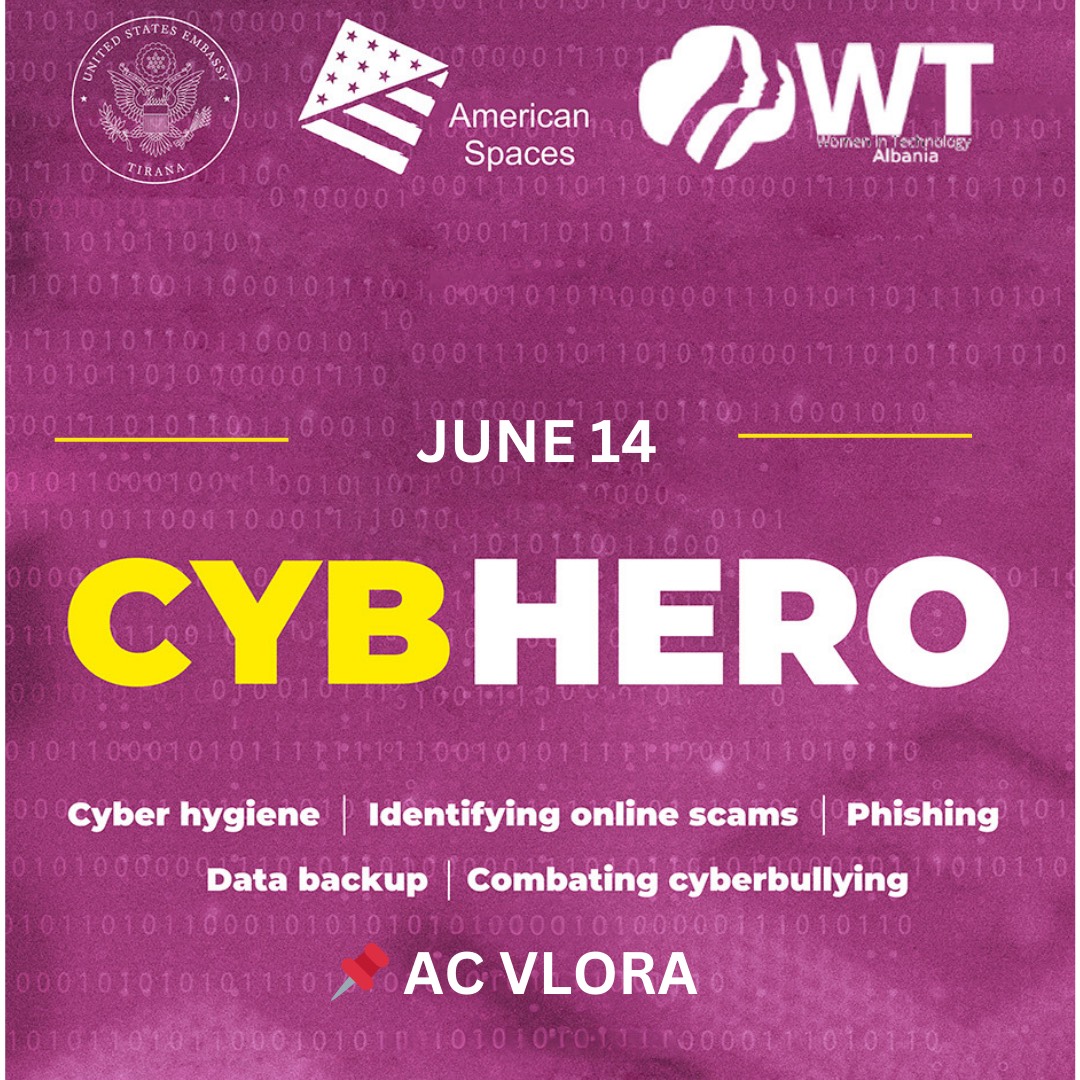 AC Vlora (@acvlora) on Twitter photo 🔐WIT Albania, in collaboration with AC Vlora and with the support of <a href="/usembassytirana/">U.S. Embassy Tirana</a> organize a new training in the field of cyber security.
🗓️ Date: June 14, 2024
📍 Location: American Corner Vlora
🕒 Time: 11:00 - 12:00
🔗Register at acvlora@gmail.com to secure your spot! 🔐WIT Albania, in collaboration with AC Vlora and with the support of <a href="/usembassytirana/">U.S. Embassy Tirana</a> organize a new training in the field of cyber security.
🗓️ Date: June 14, 2024
📍 Location: American Corner Vlora
🕒 Time: 11:00 - 12:00
🔗Register at acvlora@gmail.com to secure your spot!