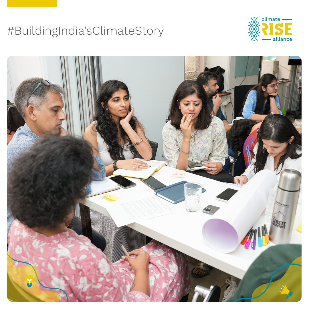 Here's a glimpse of everything that happened at 'Building India's Climate Story'-a convening that brought together diverse stakeholders to build a shared imagination of India’s climate story. (1/2)
