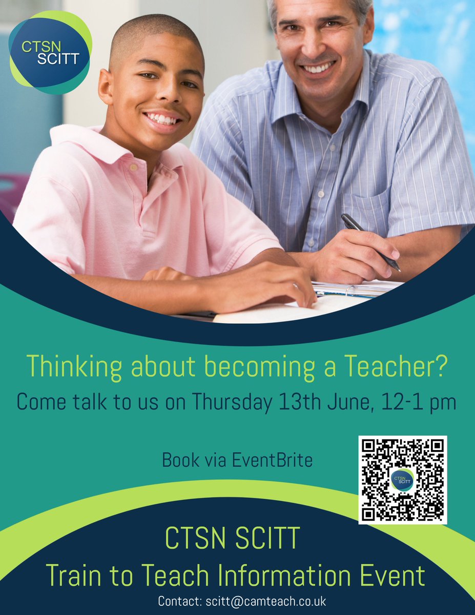 Join us to find out about training to teach with CTSN SCITT. #getintoteaching, #traintoteach, #SCITT