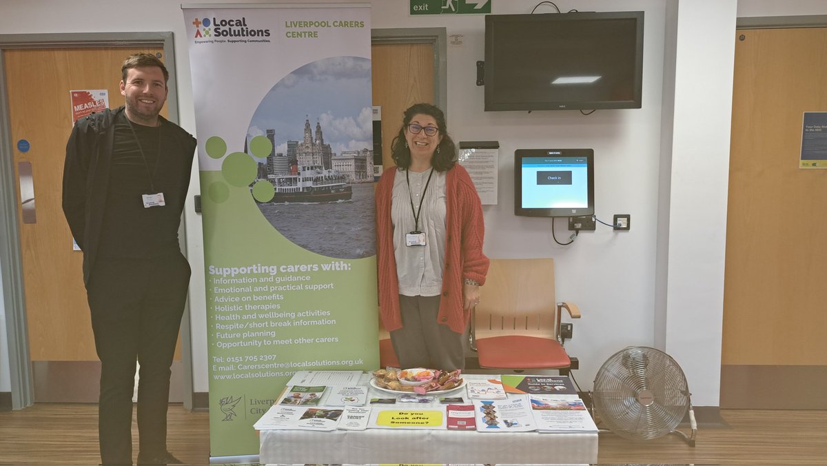 LivCCHealth's tweet photo. We are at Great Homer Street Medical Centre until 1pm 🙌🏻

#carersweek2024 #carer #support

@LivCarersCentre
@LocalSolutions_ @lpoolcouncil @shellsouthern1 @MyTime_LS https://t.co/5Sf52qC0ff