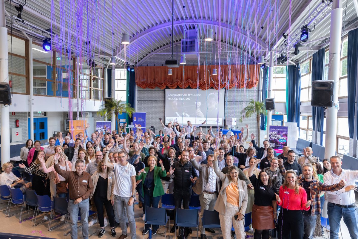 Tijdens de inspiratiemiddag bij Mill Hill College deelden 100+ vertegenwoordigers ideeën om samenwerking te verbeteren. Hoogtepunt was de lancering van jouwtechniekwijzer.nl, een platform voor leren en werken in techniek in Midden-Brabant. Lees meer: ap.lc/iAyjj