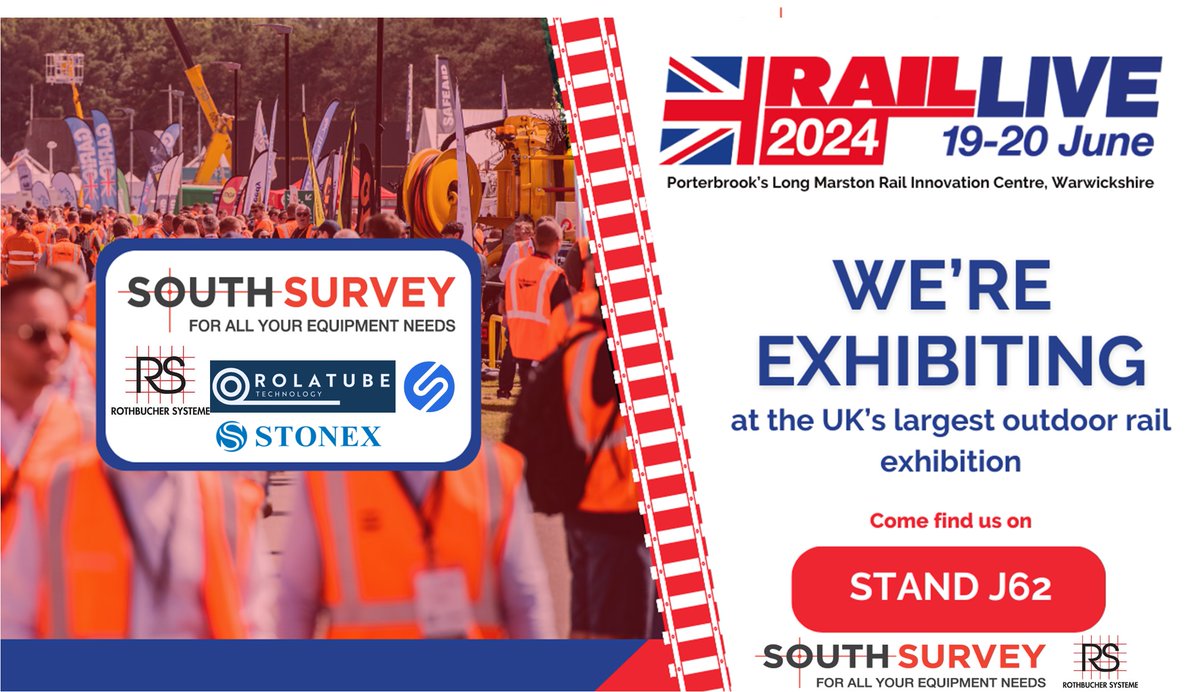 We will be exhibiting at Rail Live 2024 next week 19-20 June, come along and visit us on stand J62 to see some of the latest products in rail monitoring prisms and targets.
surveyorsequipment.co.uk/land-surveying…