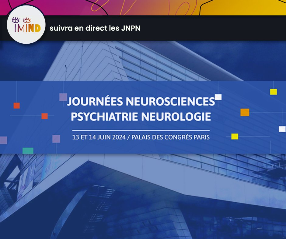 📷 Ce jeudi et vendredi se tiendra la 4e édition des Journées Neurosciences Psychiatrie Neurologie : jnpn-paris.com
📷 Je vous partagerai les conférences en direct, depuis les comptes d'iMIND sur Facebook et Linkedin
#congres #jnpn #psychiatrie #tnd