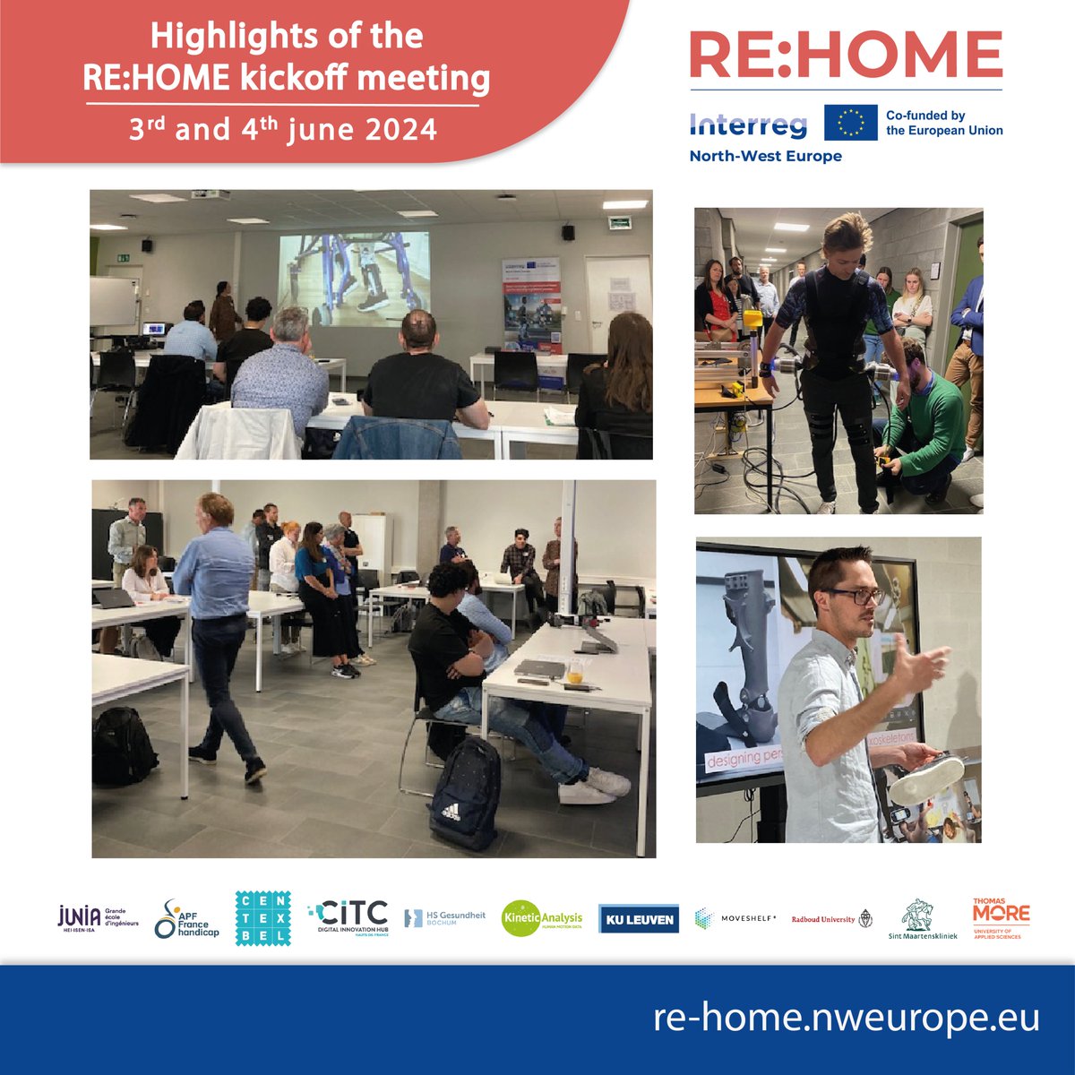 Last week, on 3rd &amp; 4th june, our partner <a href="/ThomasMoreBE/">Thomas More-hogeschool</a> invited all the project partners to participate in the kick off meeting.

During 2 days, the different speakers have presented the progress of the project and we discussed about prospects to come.