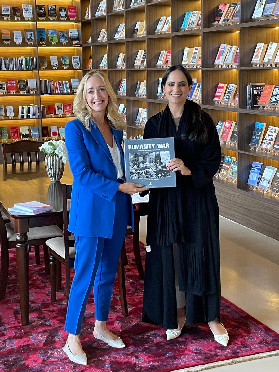 Clare Dalton (@cdaltonicrc) on Twitter photo Today we had immense pleasure to visit <a href="/FikerInstitute/">Fiker Institute</a> & brainstorm on ways we can work together on #humanitarian policy — the voice of Arab-led ThinkTanks is needed more than ever!
We also gave <a href="/DubaiAbulhoul/">Dubai Abulhoul</a> a copy of the Geneva Conventions for her incredible library 📚 Today we had immense pleasure to visit <a href="/FikerInstitute/">Fiker Institute</a> & brainstorm on ways we can work together on #humanitarian policy — the voice of Arab-led ThinkTanks is needed more than ever!
We also gave <a href="/DubaiAbulhoul/">Dubai Abulhoul</a> a copy of the Geneva Conventions for her incredible library 📚