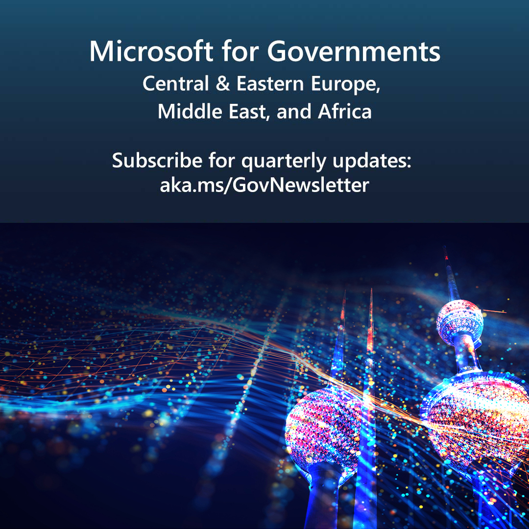 Access thought leadership and valuable resources about government digital transformation &amp; innovation in CEMA.

From Cloud Computing to AI to Event opportunities &amp; Local News, get inspiration on enabling transformative impact:
msft.it/6019YtUhT 

#MicrosoftCEMA #Governments