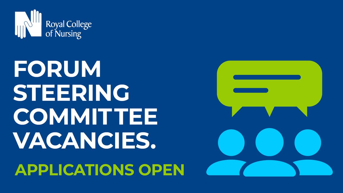 Applications are still open for vacancies on 31 of our Forum Steering Committees.

Joining a steering committee is a great opportunity to develop your leadership skills and influence standards within your specialism.
 
Find out more and get involved: bit.ly/441zWtm