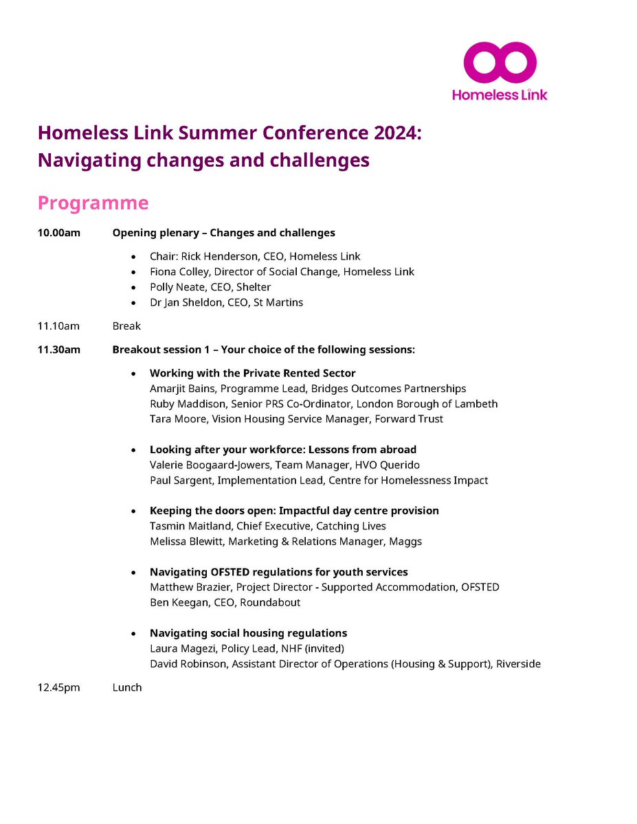 Homeless Link tweet media