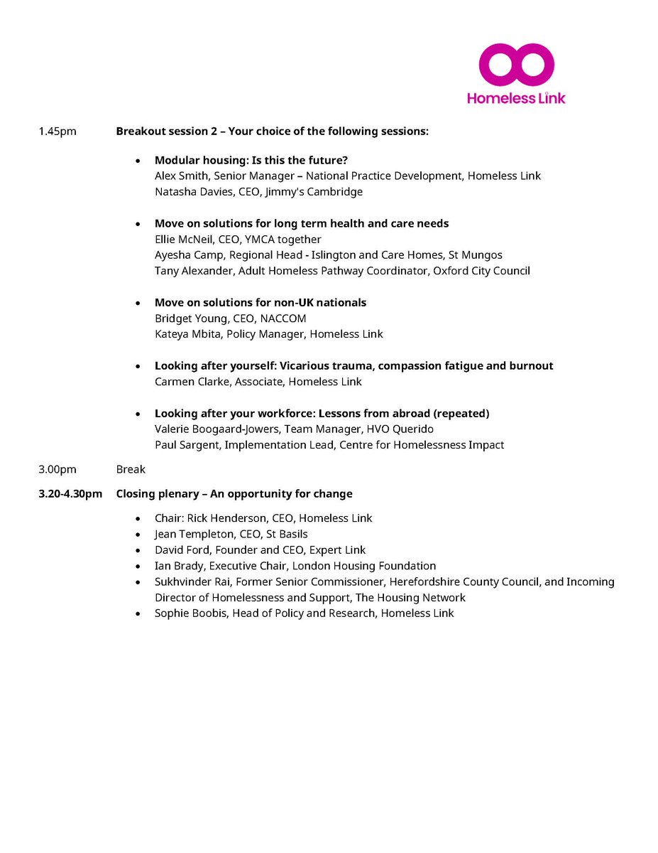 Homeless Link tweet media