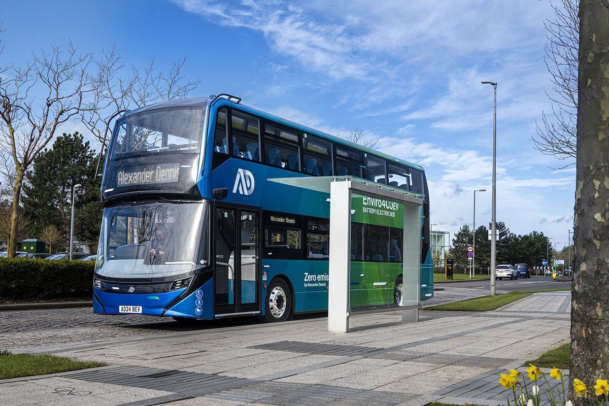 ADLbus's tweet photo. ⚡ 24 next-generation Alexander Dennis Enviro400EV double deckers will be @reading_buses' first batch of electric buses. They are the result of a successful bid with @ReadingCouncil for funding from the UK Government’s ZEBRA2 scheme: https://t.co/oM2Vt1QvhC

#LeadingtheZEvolution https://t.co/VLkTEK9d2j