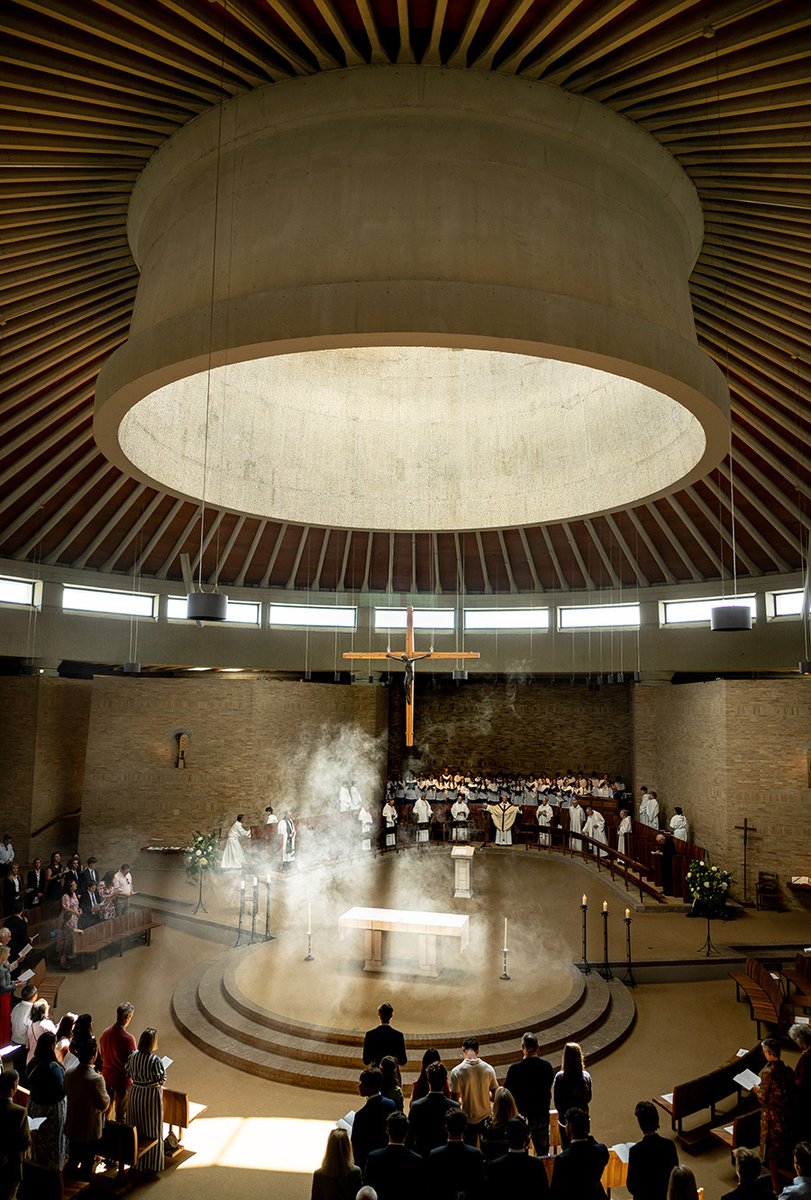 This is a wonderful image taken inside the Abbey Church at Worth by professional photographer Darren Cool on Speech Day. We are so lucky to be able to use this space for communal gatherings, services, events and concerts. 
#beautifulworth #abbey #church