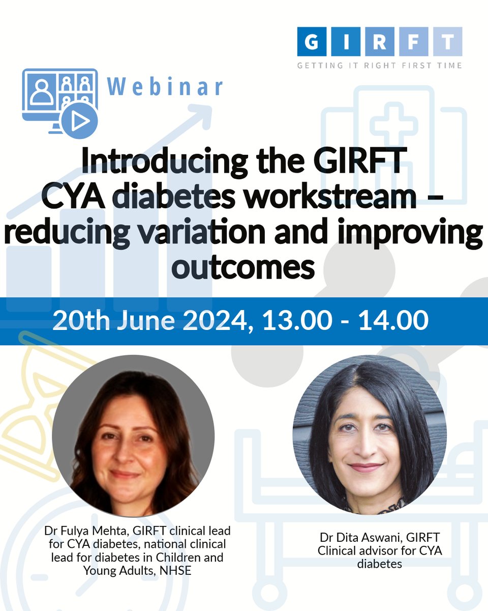 640 people have registered so far – make sure you don’t miss out!

Join our webinar to hear how GIRFT’s new workstream aims to tackle variations in care and outcomes

🗓️20/6  ⏰1.00 pm

Register now: 🔗 bit.ly/3Vqzd2Q