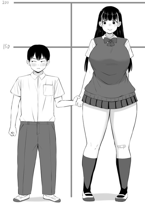 身長差カップル 