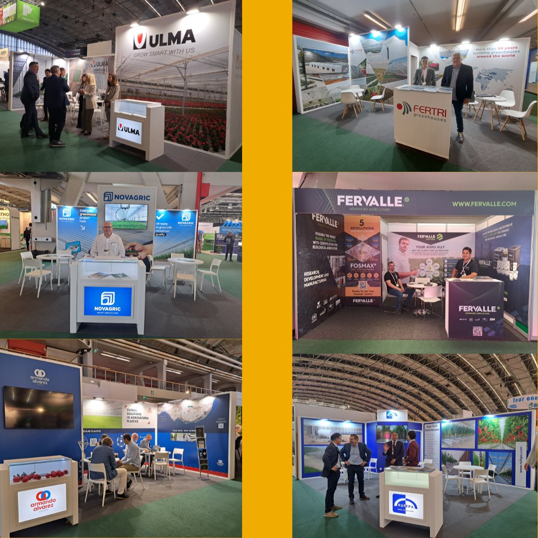 AgragexSpain's tweet image. 🌍🌱 ¡Os anunciamos que @AgragexSpain  ha viajado a Ámsterdam junto a seis empresas socias  para participar en la 𝗚𝗿𝗲𝗲𝗻𝘁𝗲𝗰𝗵 𝗔𝗺𝘀𝘁𝗲𝗿𝗱𝗮𝗺 𝟮𝟬𝟮𝟰! 🚀

Gracias Armando Alvarez Group, NOVAGRIC, RUFEPA, ULMA Agricola, Invernaderos Fertri SL y Fervalle

#GreenTech2024