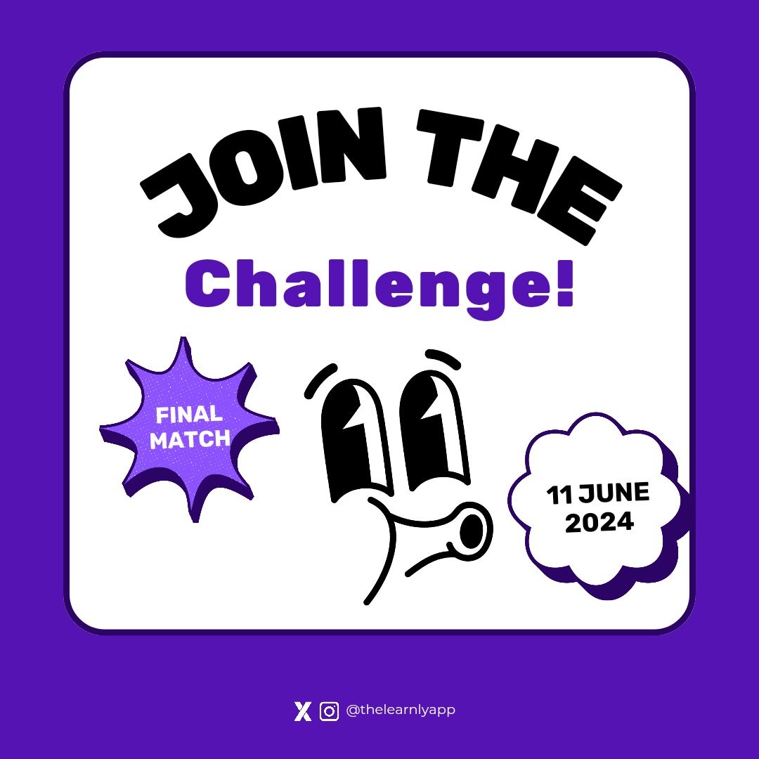 thelearnlyapp's tweet photo. It's the Final Day!
Who will rise to the top of the leaderboard on this final stretch?
Let's keep the energy high!
One last lesson, one last push – you've got this! 💪
#learnwitearnlyapp #learntech #5dayschallenge #techstreak https://t.co/pYDVedhT9P