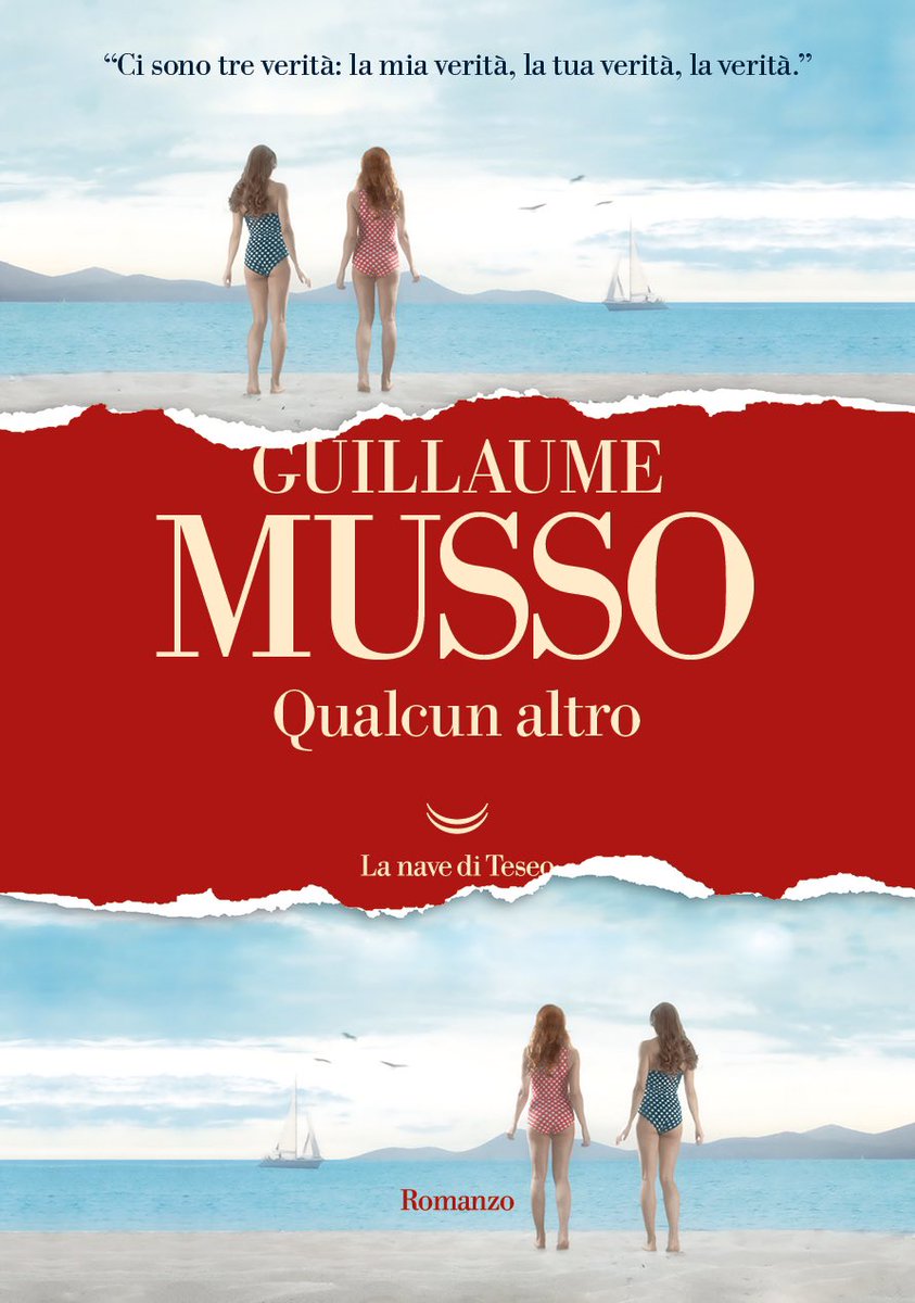 Elisabetta Sgarbi (@bettywrong) on Twitter photo Da oggi in libreria. Bentornato <a href="/Guillaume_Musso/">Guillaume Musso</a> con “Qualcun altro”.
“Ci sono tre verità: la mia verità, la tua verità, la verità”.
<a href="/lanavediteseoed/">La nave di Teseo</a>
<a href="/calmann_levy/">EditionsCalmann-Lévy</a> Da oggi in libreria. Bentornato <a href="/Guillaume_Musso/">Guillaume Musso</a> con “Qualcun altro”.
“Ci sono tre verità: la mia verità, la tua verità, la verità”.
<a href="/lanavediteseoed/">La nave di Teseo</a>
<a href="/calmann_levy/">EditionsCalmann-Lévy</a>