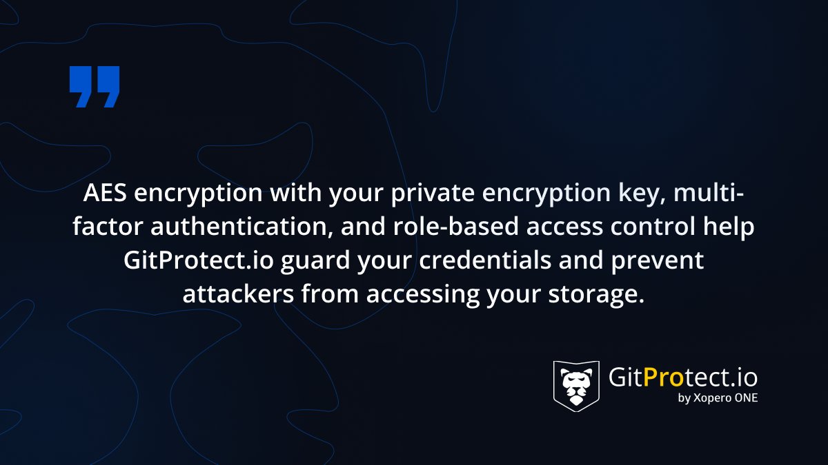 GitProtectio's tweet image. How to have peace of mind that your credentials are safe during the backup performance?

☑️ MFA
☑️ private encryption key
☑️ role-based access controls

Check out what measures #GitProtect takes to keep your credentials safe during #backup jobs: 

gitprotect.io/features/ranso…
#DevOps