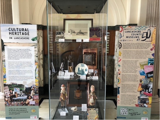 HLLancashire's tweet image. Great to see this fabulous display about #50LancashireObjects at County Hall.   

Lancashire County Council Museum Service is 50 years old this year. Happy birthday @LancsMuseums !

lancashire.gov.uk/leisure-and-cu…