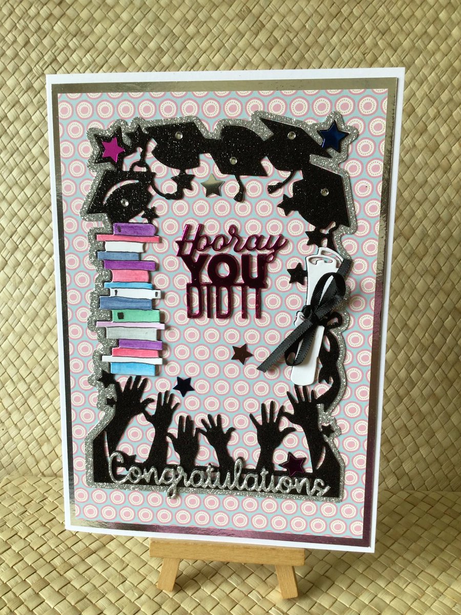 cardsallacarta's tweet photo. Graduation Card, Degree, Diploma, Masters, Doctorate Congratul by AllaCartaCards https://t.co/RUs7ZMCVAD 

#elevenseshour #graduation #StudentLife #bespokecards #ooak https://t.co/SZN3Sq0qCy