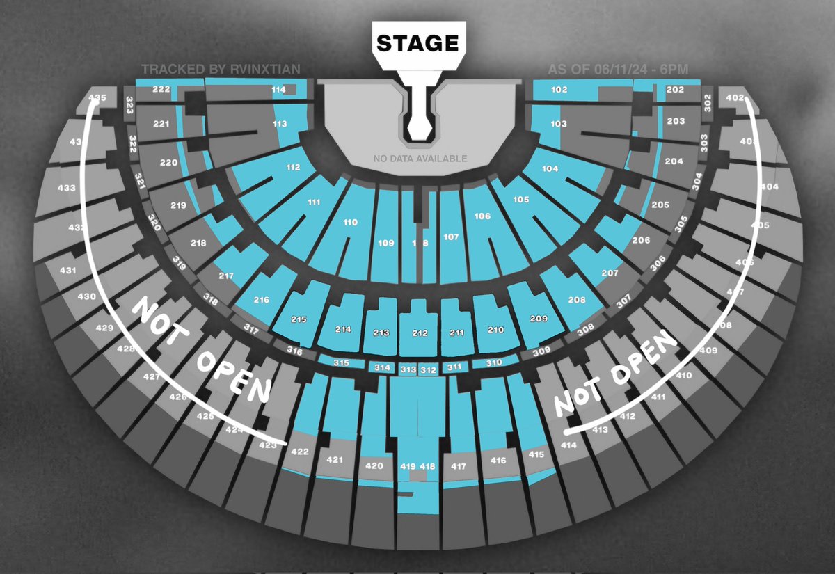 RvinXtian's tweet photo. Radical Optimism Tour PH ticket sales update as of 6PM.
*Blue - sold
#LabanAteDua #D155 https://t.co/t8IuNNPrpu