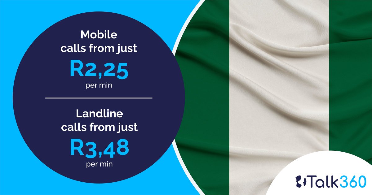Talk360za's tweet photo. Looking for a way to call home to Nigeria?    
 
With Talk360, you can enjoy reliable call quality to your family and friends back home without draining your wallet.  
 
Download Talk360 today and call home! 
 
#DemocracyDayNigeria #Talk360 https://t.co/fyxmLzoThh