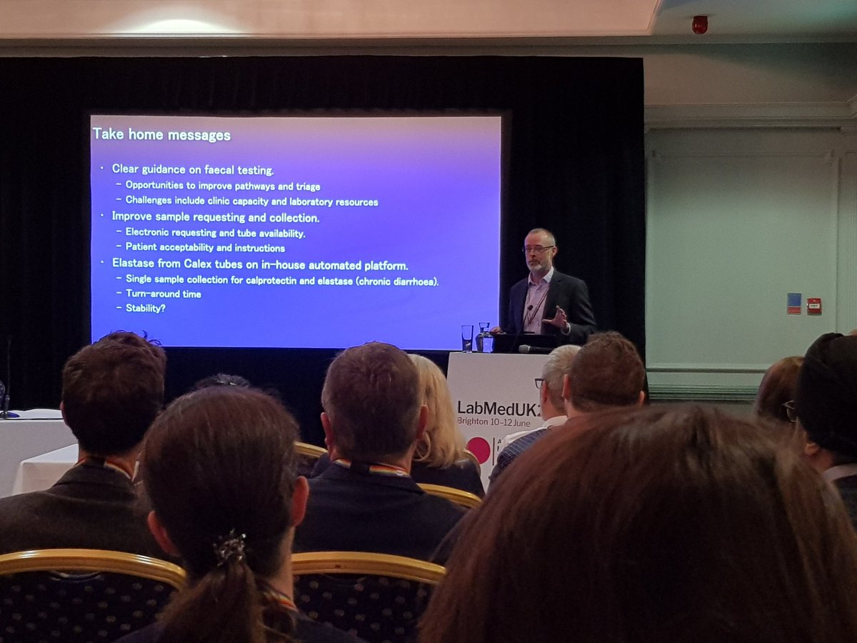 Great talks on FIT and Calprotectin <a href="/LabMedNews/">Association for Laboratory Medicine</a> #LabMedUK24