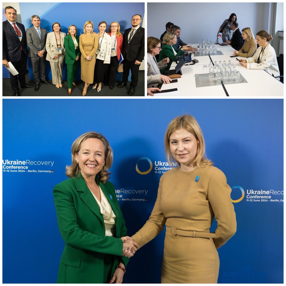 🇪🇺🇺🇦Good meeting with deputy PM <a href="/StefanishynaO/">Olga Stefanishyna</a>.

The <a href="/EIB/">European Investment Bank</a> &amp; <a href="/EU_Commission/">European Commission</a> will bring to Ukraine the flagship advisory programme to support design and implementation of investment projects driving the EU accession process.

#Jaspers
#URC2024
