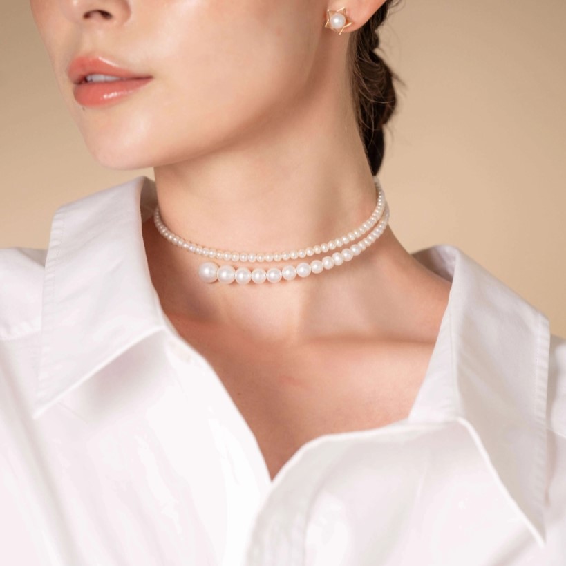 大得価，品質保証 MAAYAパールチョーカー
