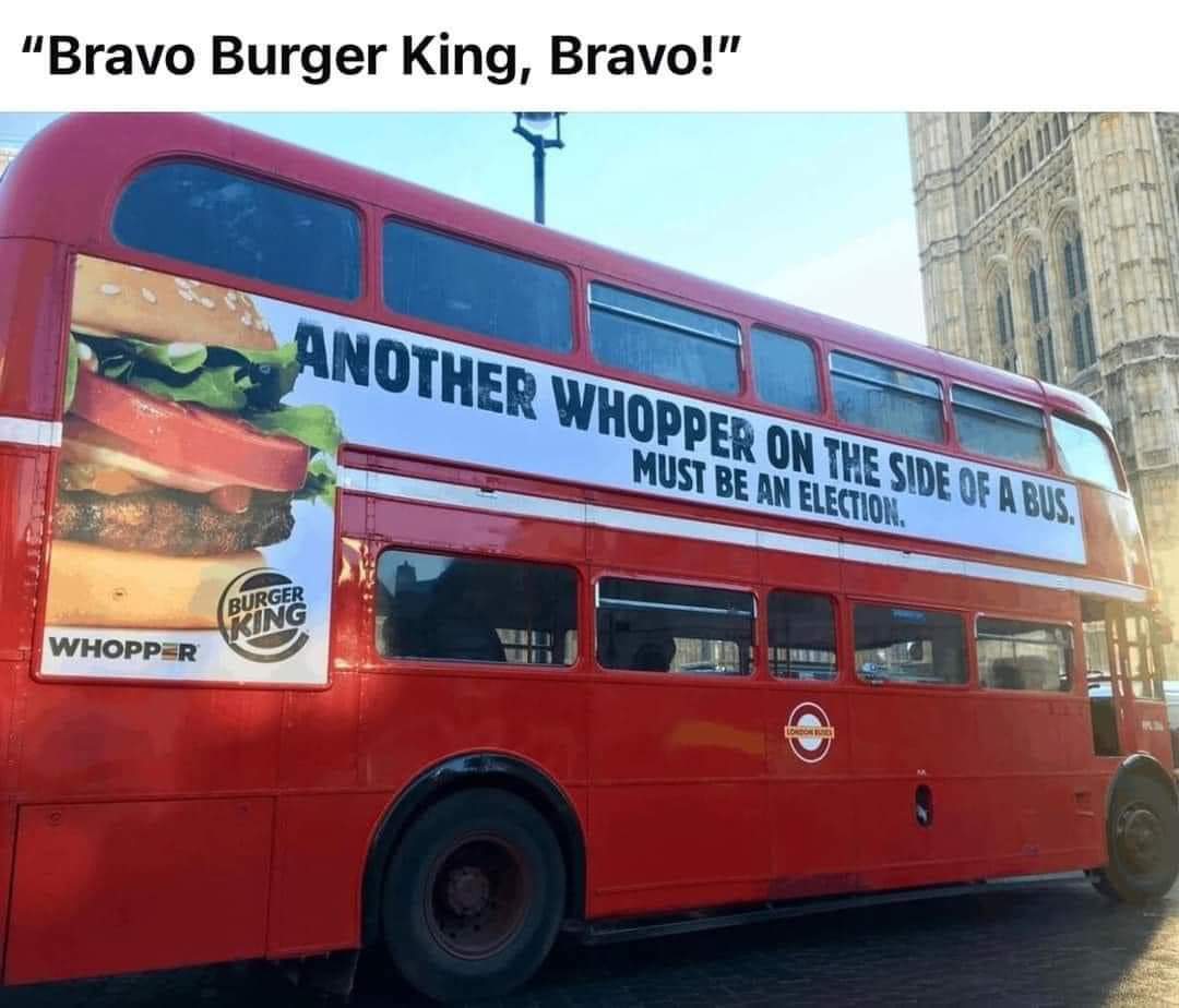 Advertising is at its most memorable when it crosses the line into humour. London today!