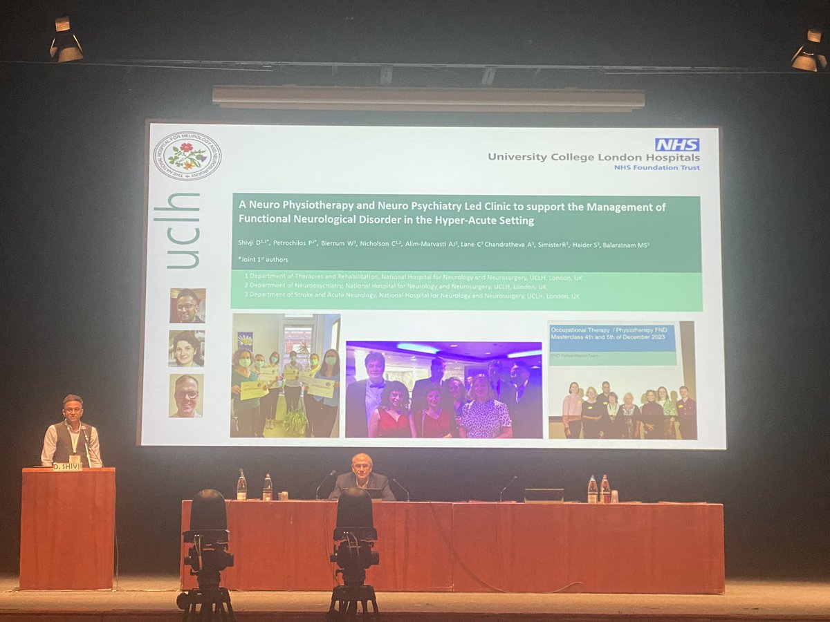 M_Yogarajah's tweet photo. @NeuroPhysioPro doing an amazing job of showcasing at #FNDS international conference, the incredible work he and others are doing @uclh treating FND in the acute setting …. https://t.co/8v4E3gckiz