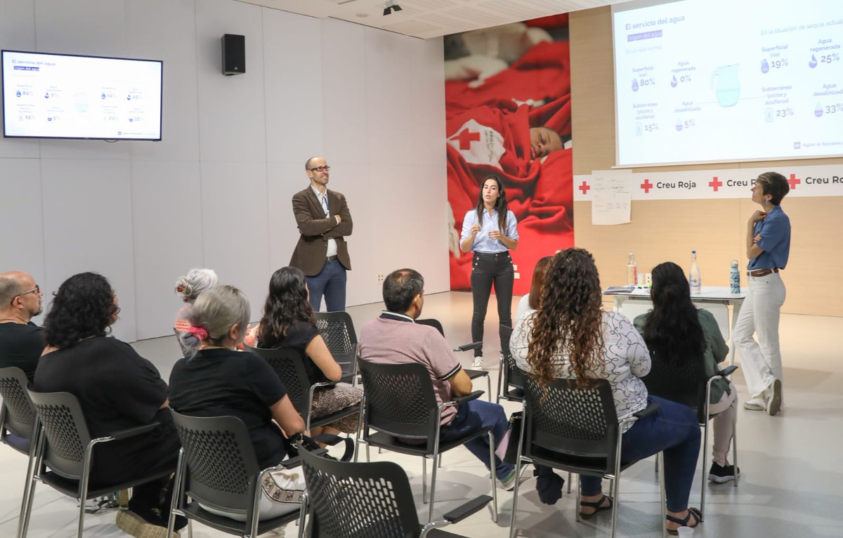 Avui, diverses persones voluntàries han impartit una formació sobre 'Aigua Sostenible' en el marc del #ProgramaONA 

L’objectiu és conscienciar sobre la importància de fer un ús responsable de l'aigua i donar a conèixer bones pràctiques d’eficiència energètica i economia