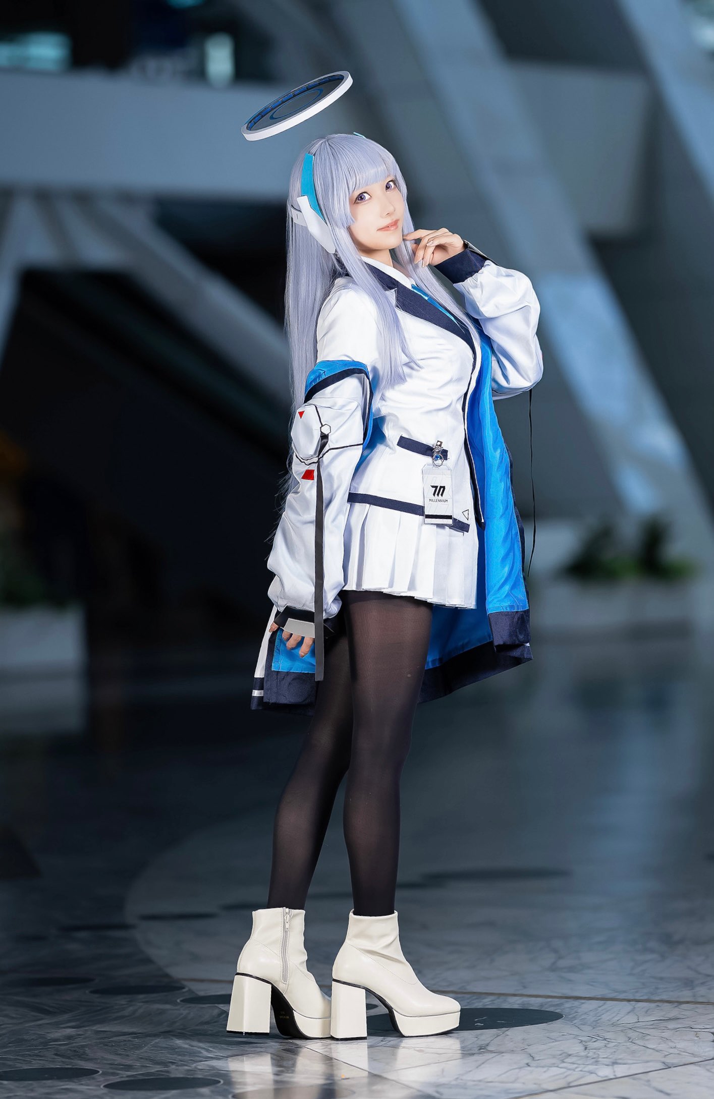 Amazon.co.jp: [YUANHUO] ブルーアーカイブ 生塩ノア コスプレ