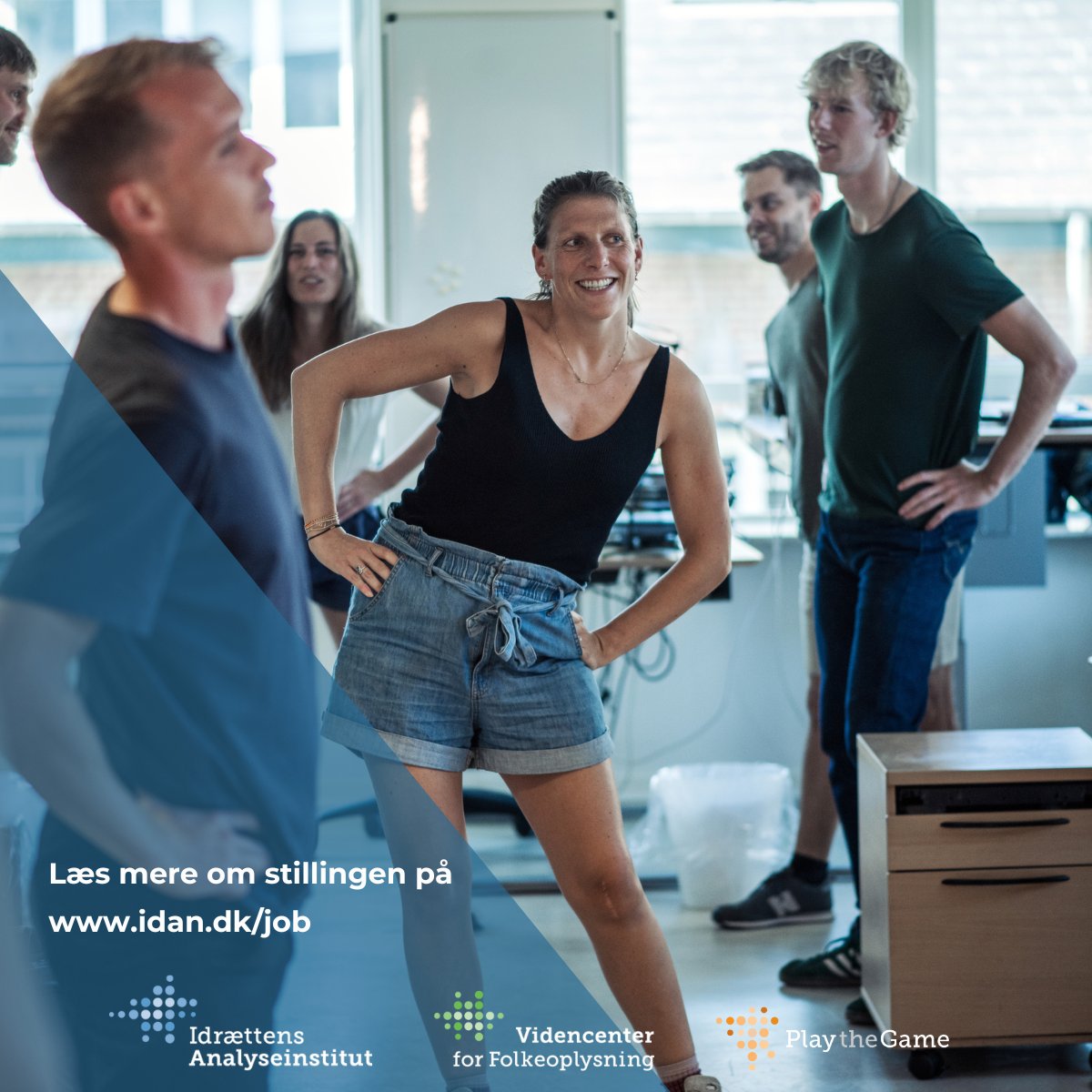 Nyt #job hos Idan,<a href="/Vifo_dk/">Vifo</a> og <a href="/playthegame_org/">Play the Game</a>

📣 Har du sikker sans for analyse og formidling? Og har du interesse for folkeoplysningens og idrættens samfundsmæssige betydning? Så kan det være, at du er vores nye analytiker!   

Læs mere om stillingen👇 idan.dk/nyheder/idan-v…