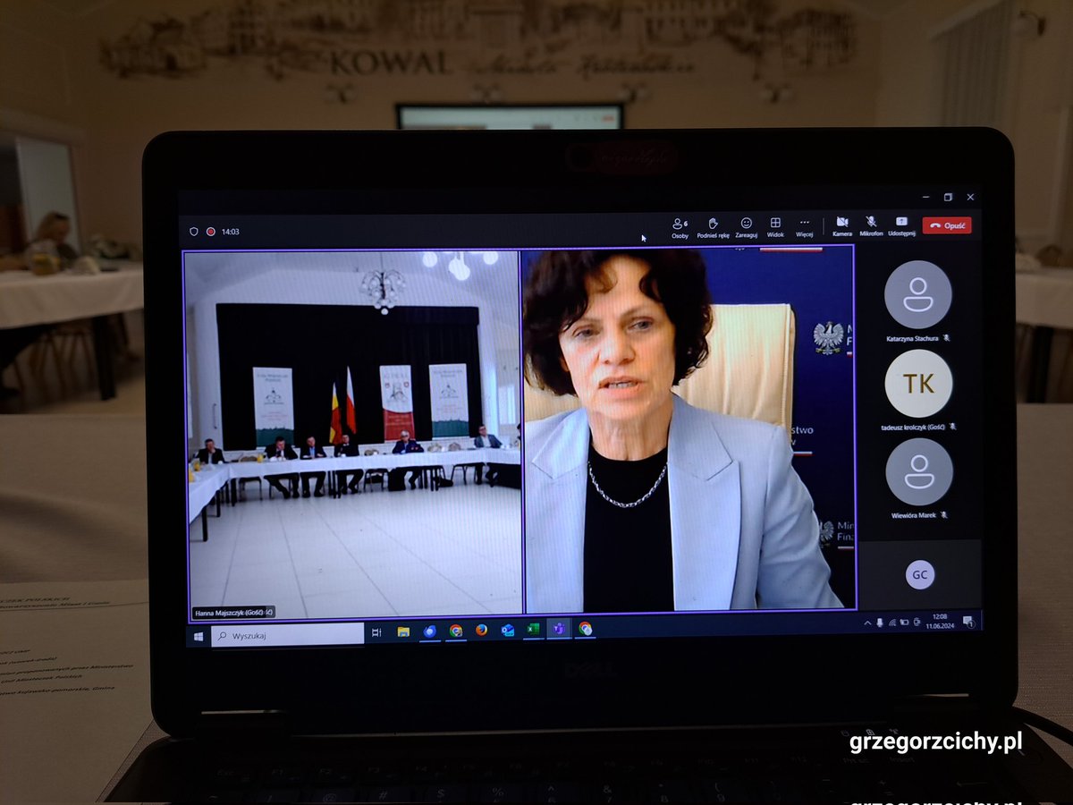 GrzegorzCichy's tweet photo. Trwa Konferencja „Finanse Małych Samorządów w kontekście zmian proponowanych przez Ministerstwo Finansów” zorganizowana przez
Unię Miasteczek Polskich w
Mieście Kowal. Założenie reformy przedstawia Hanna Majszczyk wiceminister Finansów.
@MF_GOV_PL @UniaMiasteczek #JST #finanse https://t.co/Qchrb7od7l