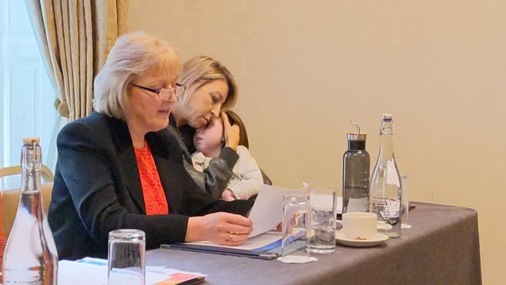 "Respite is not a luxury, it is a necessity and it gives family carers a chance to rest and give us a well-earned break... It is also the difference between parents coping with caring  24/7 and preventing carer burnout." Moira Skelly speaking at The State of Caring 2024 launch.