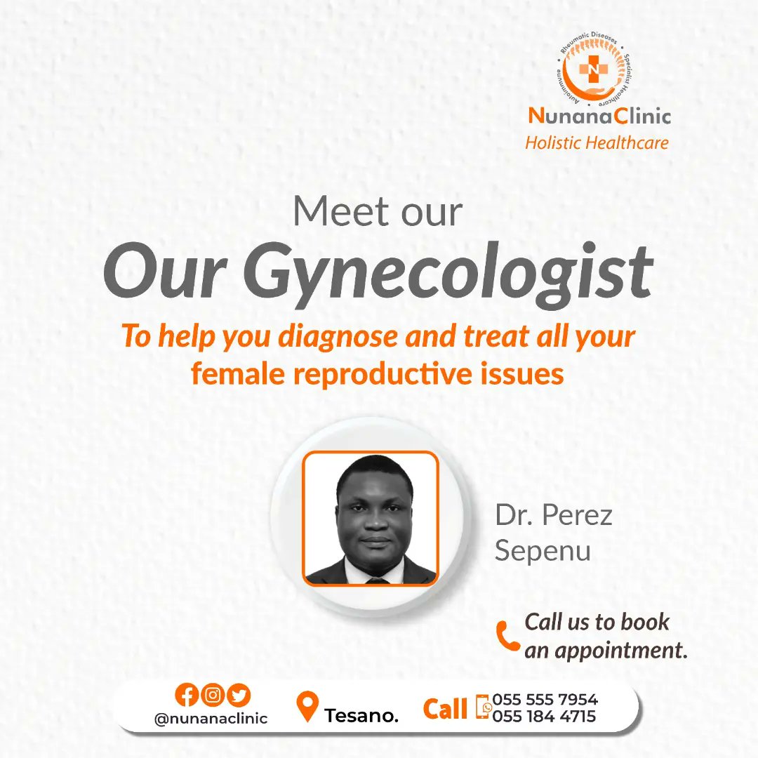 Nunana_Clinic's tweet image. Call 0551844715 to book an appointment with our gynaecologist for assistance.  #PCOSWarrior #nunanaclinic #nunanatip