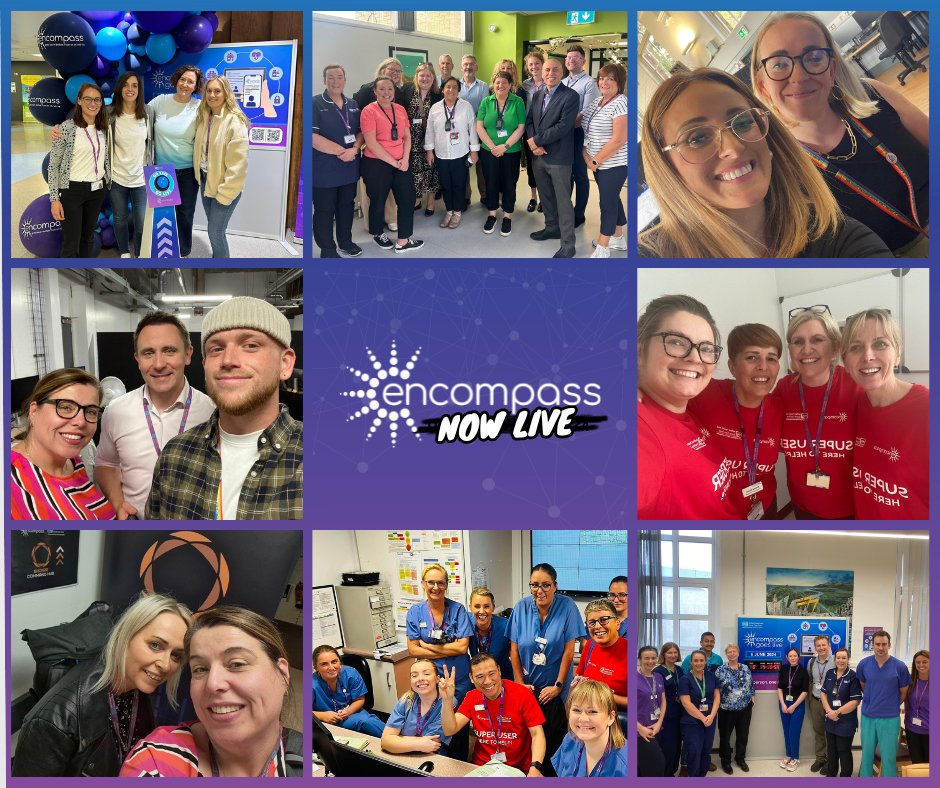 Going live with encompass has been a massive team effort from staff across the Trust 💜

The new system has lots of benefits for our patients, service users and staff.

Find out more about what it means for you: bit.ly/3JOpvki 

#encompassNI