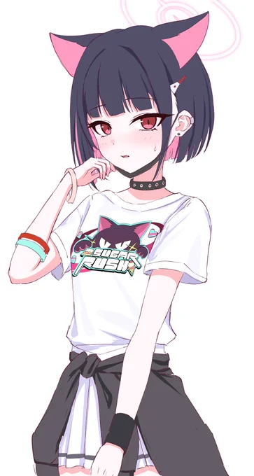 カズサ…暑い#ブルアカ #BlueArchive 