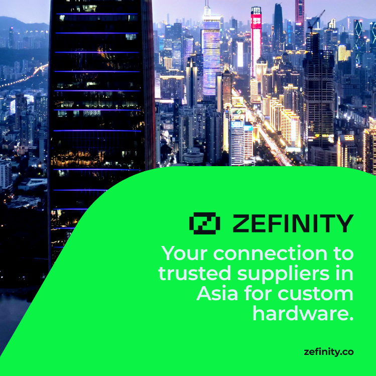 ZefinityCo's tweet photo. Whether you're looking to optimise an existing #supplychain or unlock supply chain solutions in #Asia for the first time we are here to help. 🤝 

Learn how we can support your supply chain needs for custom hardware here: https://t.co/22CxPSD0fD
#manufacturing #hardware #OEM #ODM https://t.co/88YpI80dG1