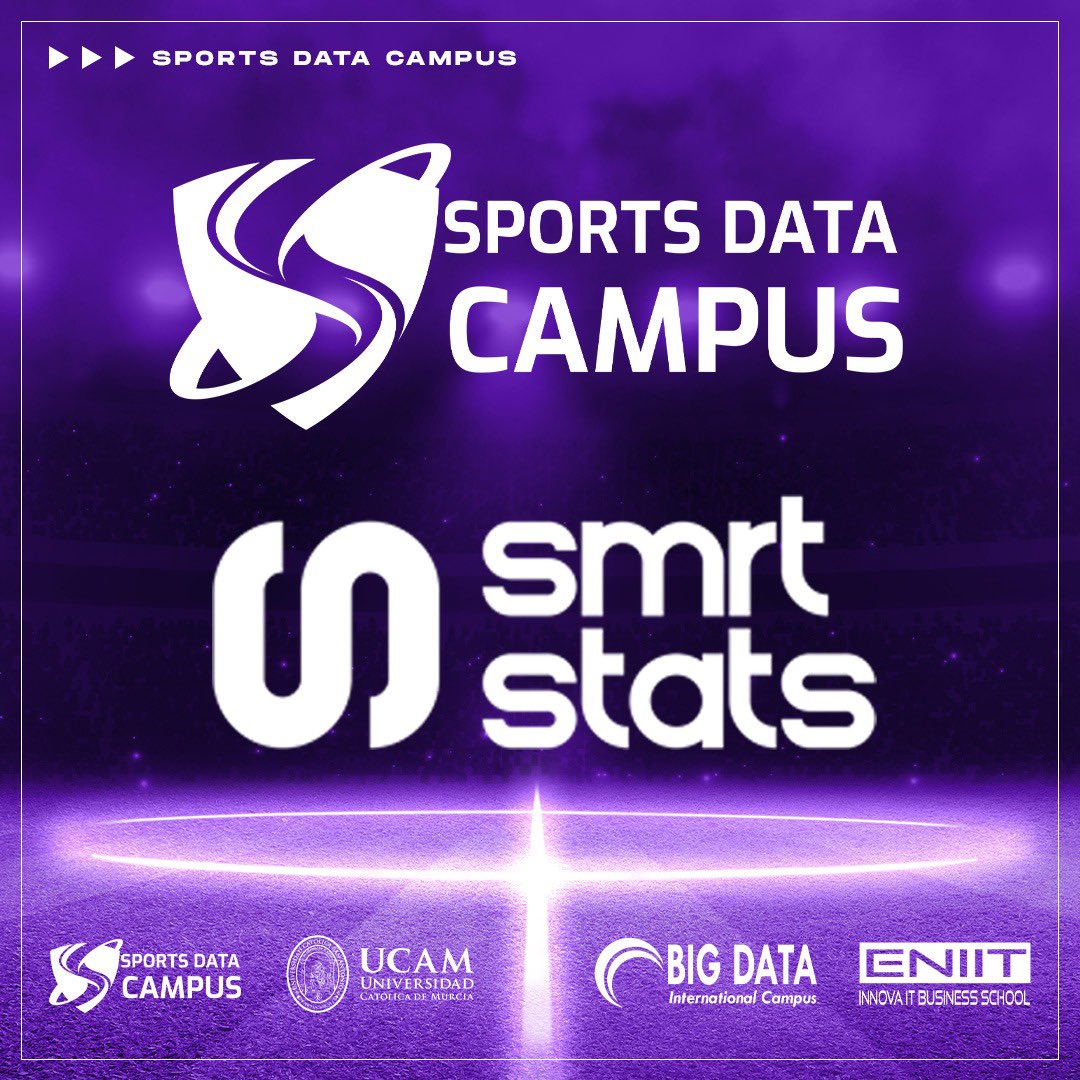SPORTS DATA CAMPUS (@sportsdatacamp) on Twitter photo DYNAMIC COLLABORATION: SPORTS DATA CAMPUS TEAMS UP WITH SMRT STATS 🤝📈
The alliance between Sports Data Campus and <a href="/SmrtStats/">Smrt Stats</a> seeks to leverage the potential of both entities in the use of data and technology, with the goal of improving decision making in sports and further DYNAMIC COLLABORATION: SPORTS DATA CAMPUS TEAMS UP WITH SMRT STATS 🤝📈
The alliance between Sports Data Campus and <a href="/SmrtStats/">Smrt Stats</a> seeks to leverage the potential of both entities in the use of data and technology, with the goal of improving decision making in sports and further