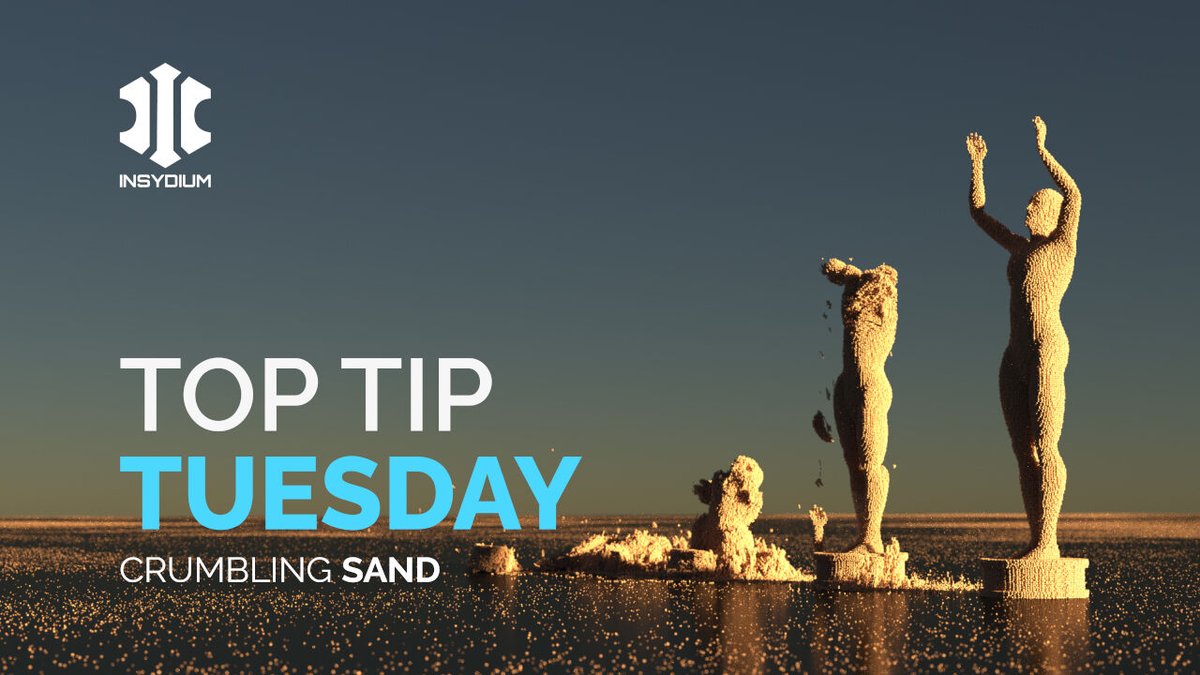 insydium_ltd's tweet photo. In today’s Top Tip Tuesday, we’re doing a granular fluids sim in NeXus, with a granular object collapsing procedurally, using nxInfectio.
Watch now! https://t.co/zLUMngheiI
#NeXus #nxInfection #nxFluids #nxGravity #nxSpeed #xpCache https://t.co/TQlVmu62tX