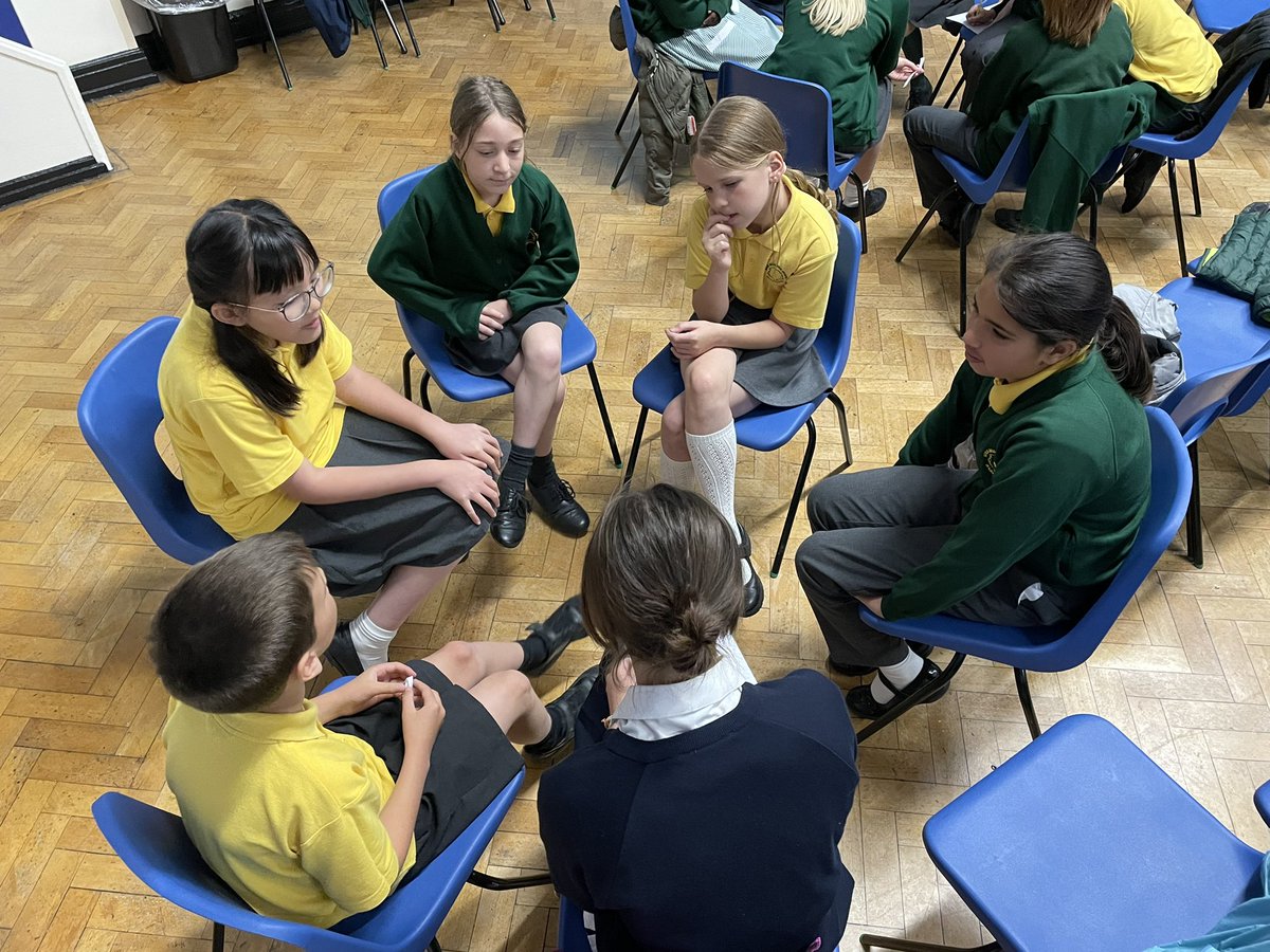 Year Five are enjoying a lively debating workshop at <a href="/sirjohnlawes/">Sir John Lawes</a> today.