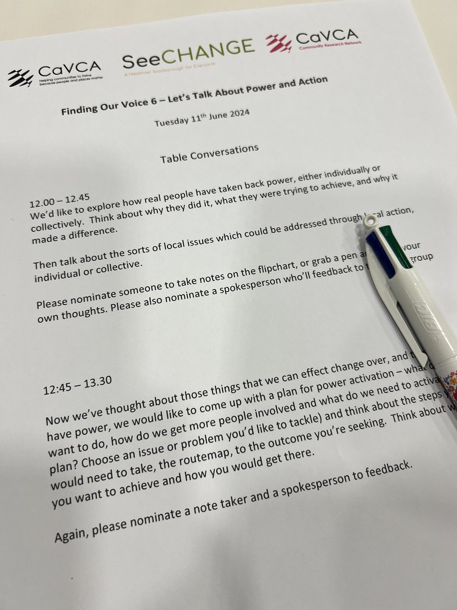 YorkResearch's tweet photo. We are in Scarborough today @CaVCA1 for Finding Our Voice 6.
It’s important we are involved in local events to hear the voices of the people of Scarborough.
#enablechange #research https://t.co/QQCz4kLBun