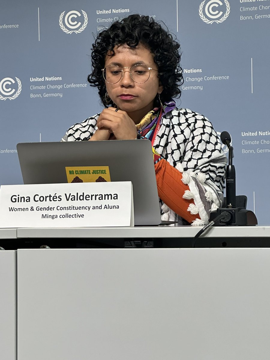 🚨‼️ MEDIA ADVISORY: Pay Up 4 Climate Finance!

WGC joins X Constituency presser demanding the rich to step up and #PayUP! 

The Global North owes the Global South a huge debt 4 the #climatecrisis THEY have historically caused and continue 2 perpetuate. 

#FeministClimateJustice