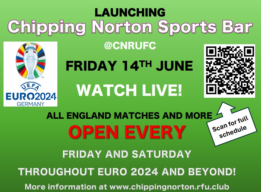 Join us this Friday as we launch our new sports bar with the opening match of Euro 2024!