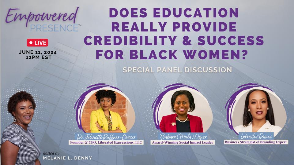 Does education really provide credibility and success for black women?
Join Discussion today from 7PM. Spark Empower is represented by our patron Babara Oyier
Here's the StreamYard link: lnkd.in/dwtr-H4i