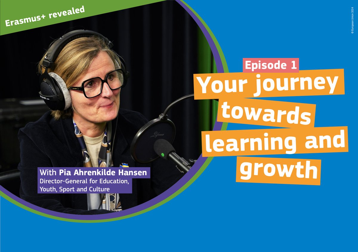 ¿Crees que el programa <a href="/EUErasmusPlus/">Erasmus+</a> es sólo para universitarios? 💭🇪🇺  

▶️ 🎧 Escucha el nuevo podcast que lanza la comisión europea 'Erasmus+ revealed” e infórmate sobre todo lo que el programa Erasmus + puede ofrecerte más allá de la educación formal. Ya seas una entidad,