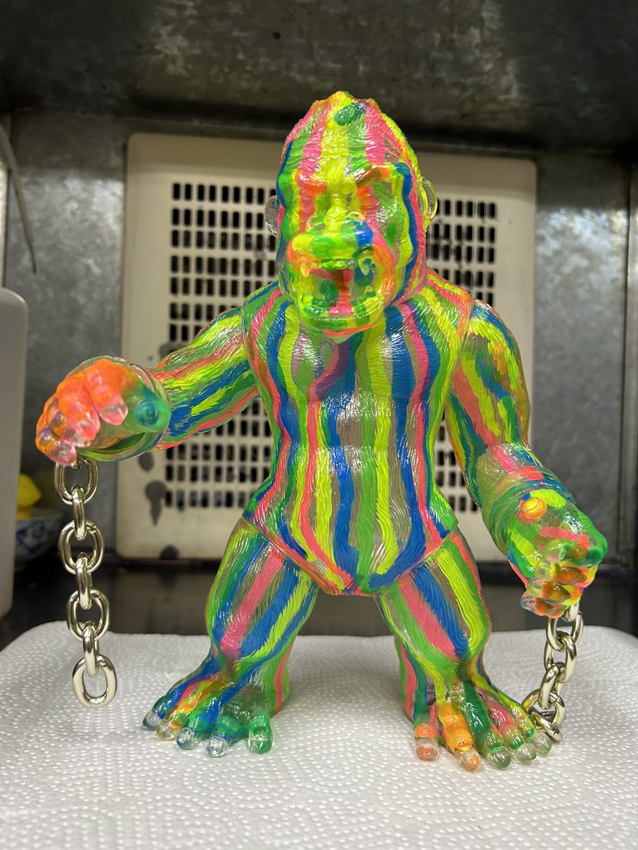 シカルナ工房　巨猿　ワンオフ塗装　蓄光 シカルナ工房 巨猿 ワンオフ塗装 蓄光 シカルナ工房 巨猿 ワンオフ塗装