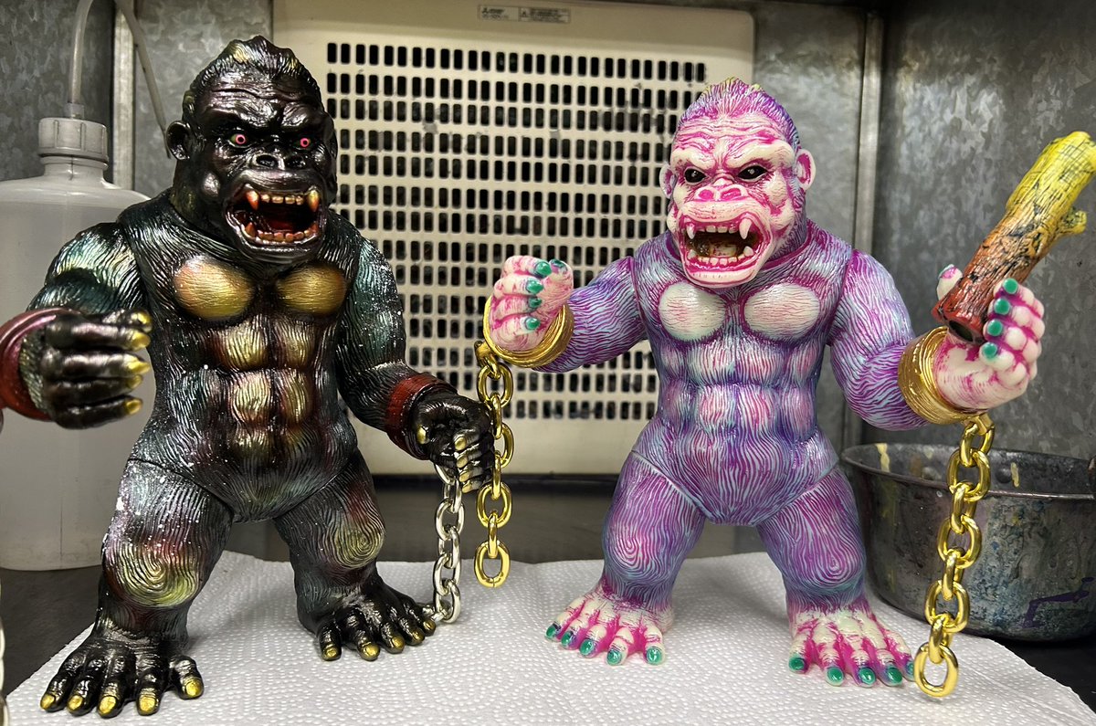 シカルナ工房　巨猿　ワンオフ塗装　蓄光 シカルナ工房 巨猿 ワンオフ塗装 蓄光 シカルナ工房 巨猿 ワンオフ塗装